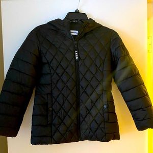 Black DKNY sport puffer jacket. Kids XL. barely worn.